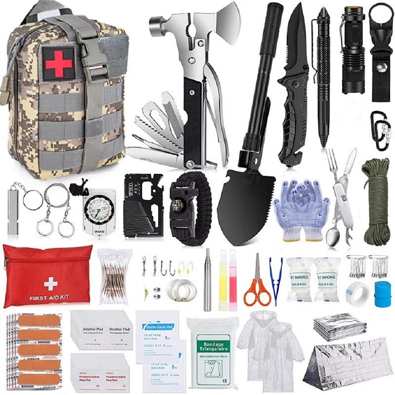 36 Piece Multi Use Survival First Aid Kit